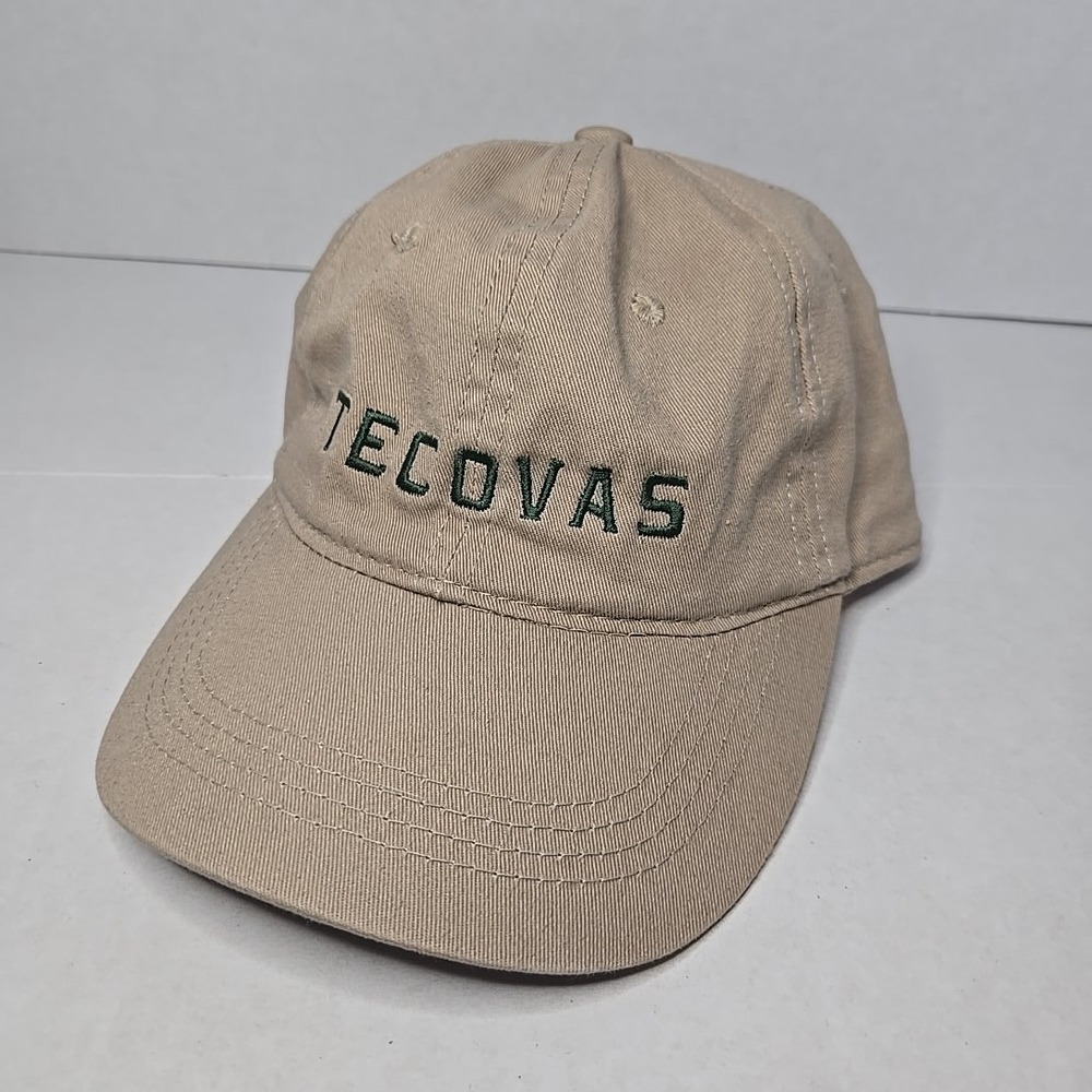 Tecovas Khaki Baseball Dad Cap Outdoor Cap Strapback Embroidered‎ Logo Austin TX